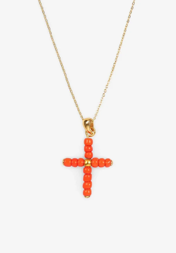Store Scalpers Alhaja Cult Store | Collar Coral Cross