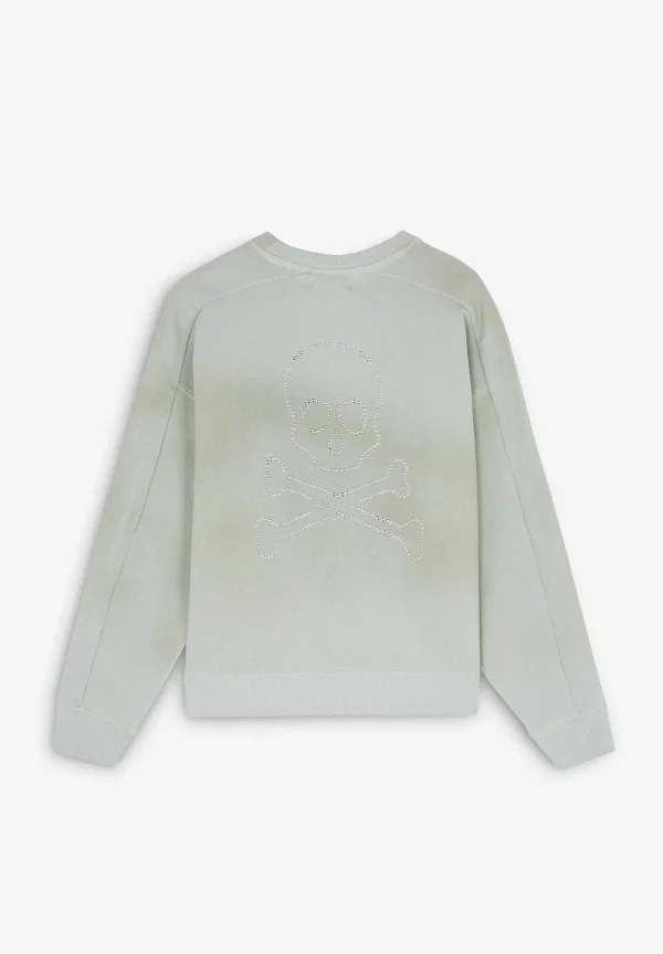 New Scalpers Back Skull Dyed Sweater