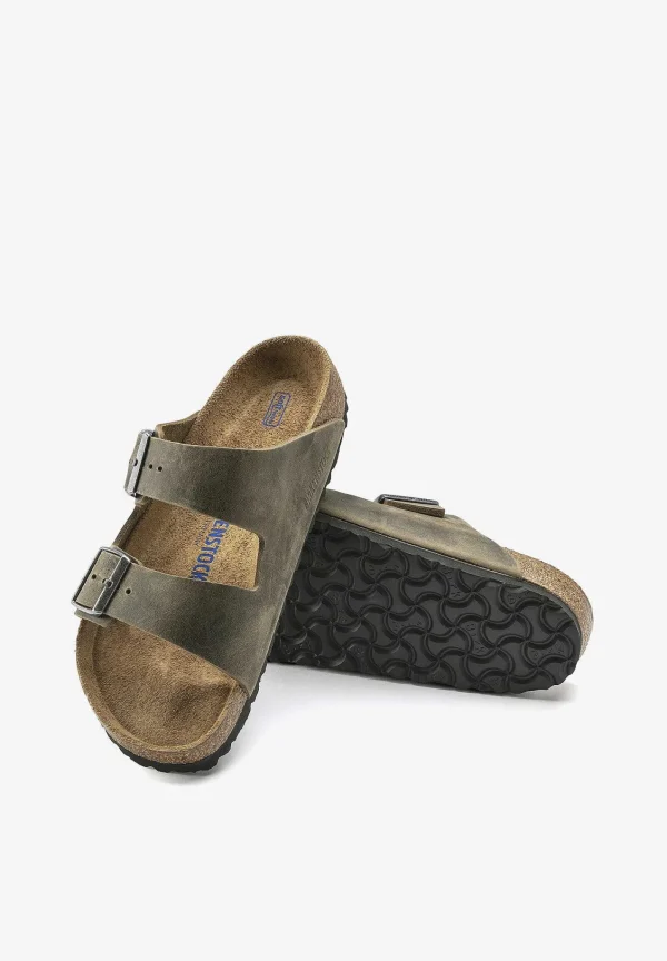 Clearance Scalpers Birkenstock | Sandalia Arizona Cuero Engrasado