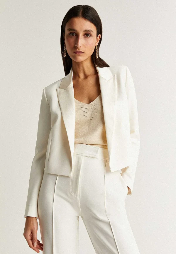 Flash Sale Scalpers Blazer Cropped Detalle Puno