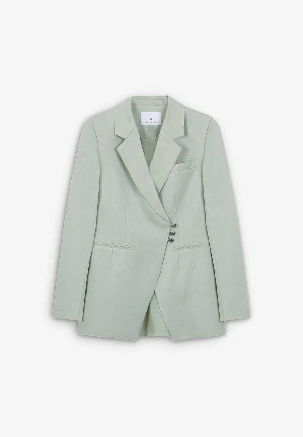 Flash Sale Scalpers Blazer Cruzada Detalle Cierre