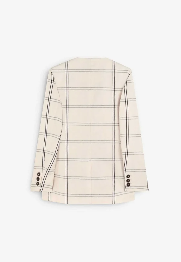 Cheap Scalpers Blazer Cuadros Escote Pico