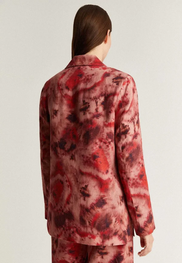 Shop Scalpers Blazer Lino Tie Dye