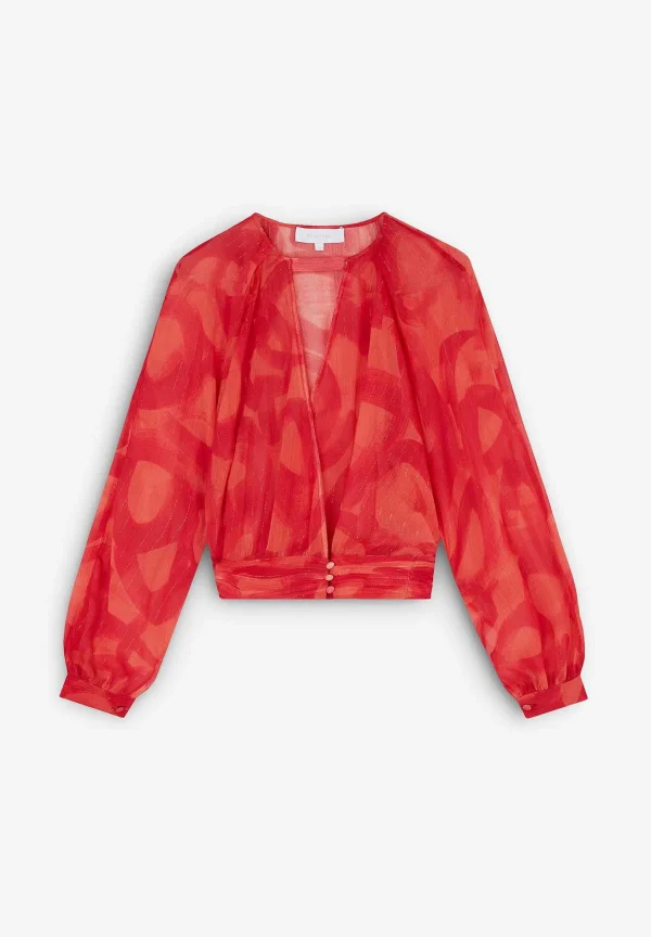 Best Scalpers Blusa Abertura Lurex