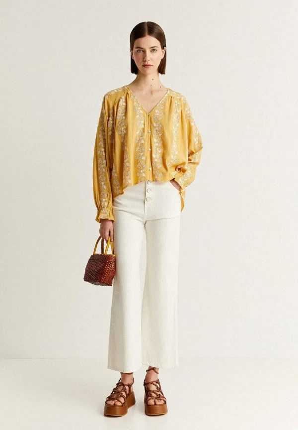 Flash Sale Scalpers Blusa Bordados Contraste