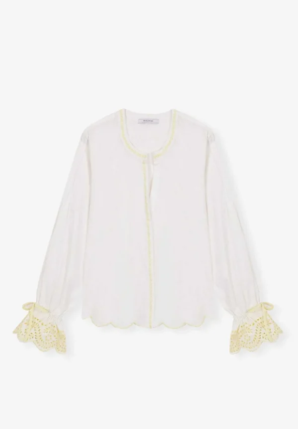 Store Scalpers Blusa Detalle Filo Bordado