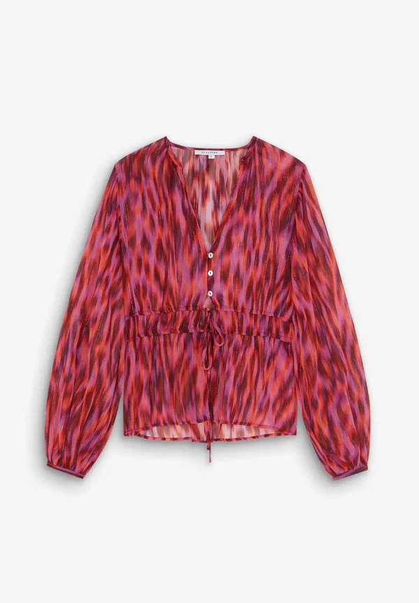 Hot Scalpers Blusa Estampada Lurex