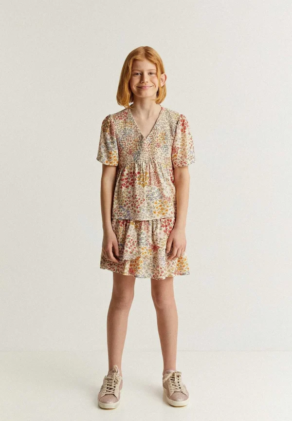Clearance Scalpers Blusa Flores Nido Abeja