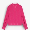 Hot Scalpers Blusa Jacquard Zigzag