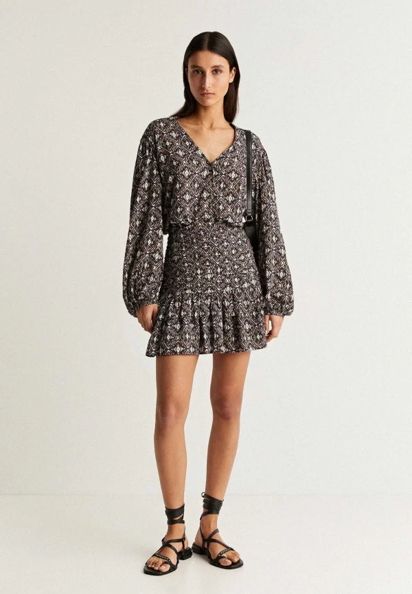 Cheap Scalpers Blusa Print Detalle Lurex