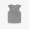 New Scalpers Blusa Vichy Cuello Bobo