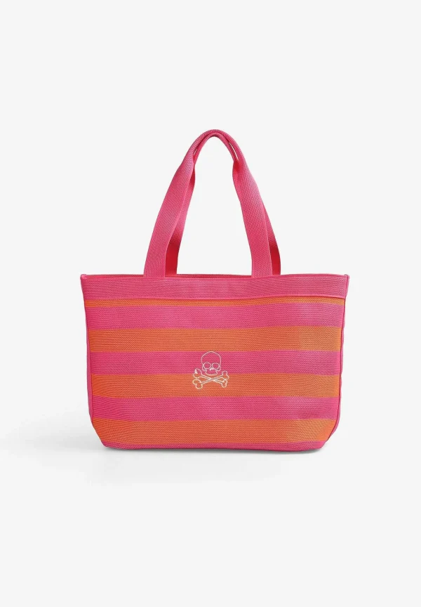 Cheap Scalpers Bolsa Rayas Calavera Bordada