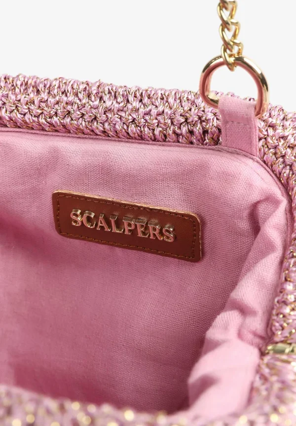 Discount Scalpers Bolso Clutch Detalle Metalizado