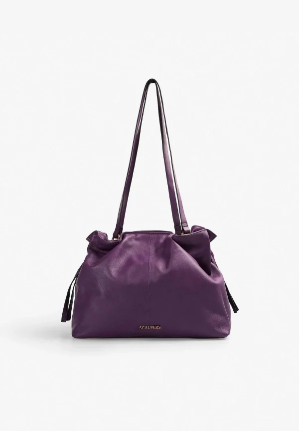 Flash Sale Scalpers Bolso Hombro Piel Detalles Frunces
