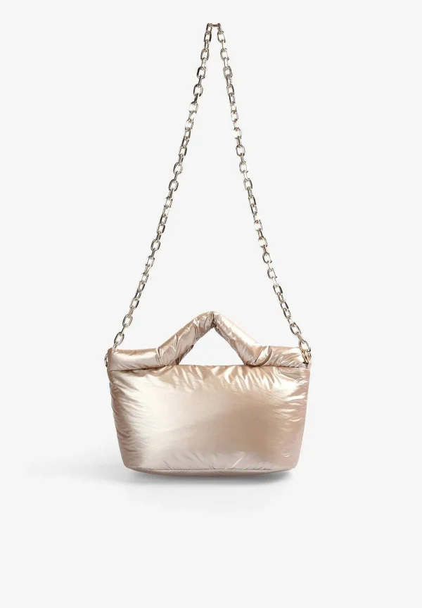 New Scalpers Bolso Mini Metalizado Cadena