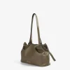 Online Scalpers Bolso Piel Detalle Frunces