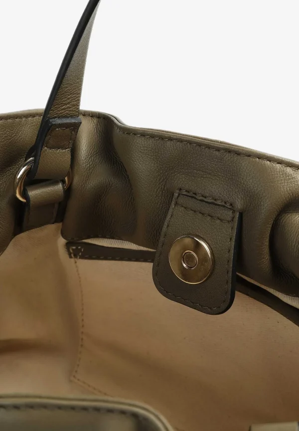Online Scalpers Bolso Piel Detalle Frunces