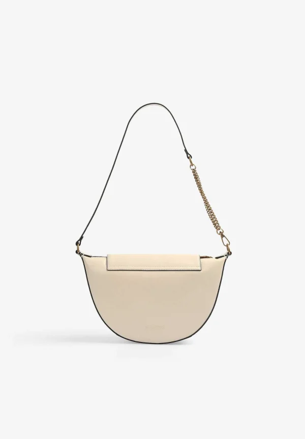 Fashion Scalpers Bolso Piel Media Luna Cristales