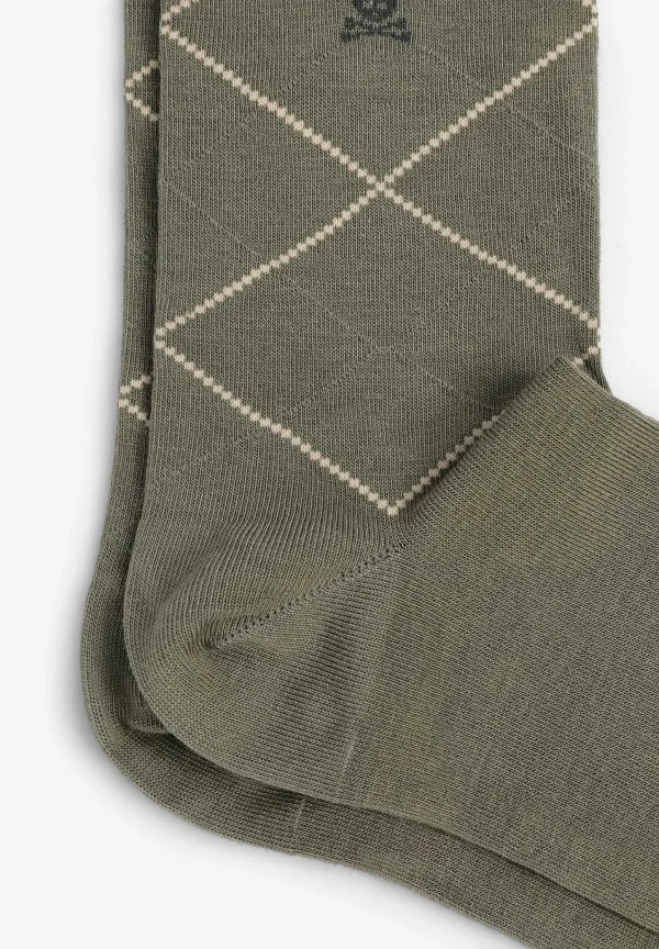 Cheap Scalpers Calcetines Rombos Contraste