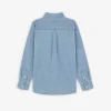Clearance Scalpers Camisa Denim Cuello Botones