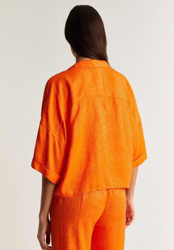 Cheap Scalpers Camisa Pijamera Detalles Geometricos