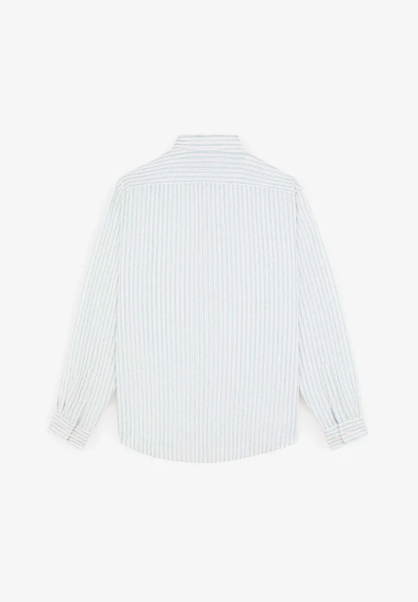 Cheap Scalpers Camisa Premium Lino Rayas Slim