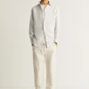 Sale Scalpers Camisa Premium Lino Rayas Slim