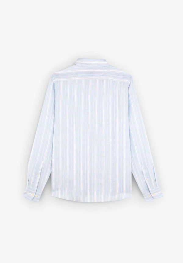Cheap Scalpers Camisa Premium Lino Rayas Slim