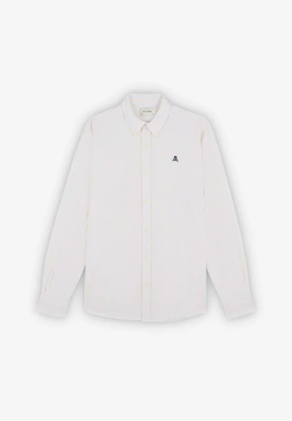 Best Scalpers Camisa Rayas Cuello Botones