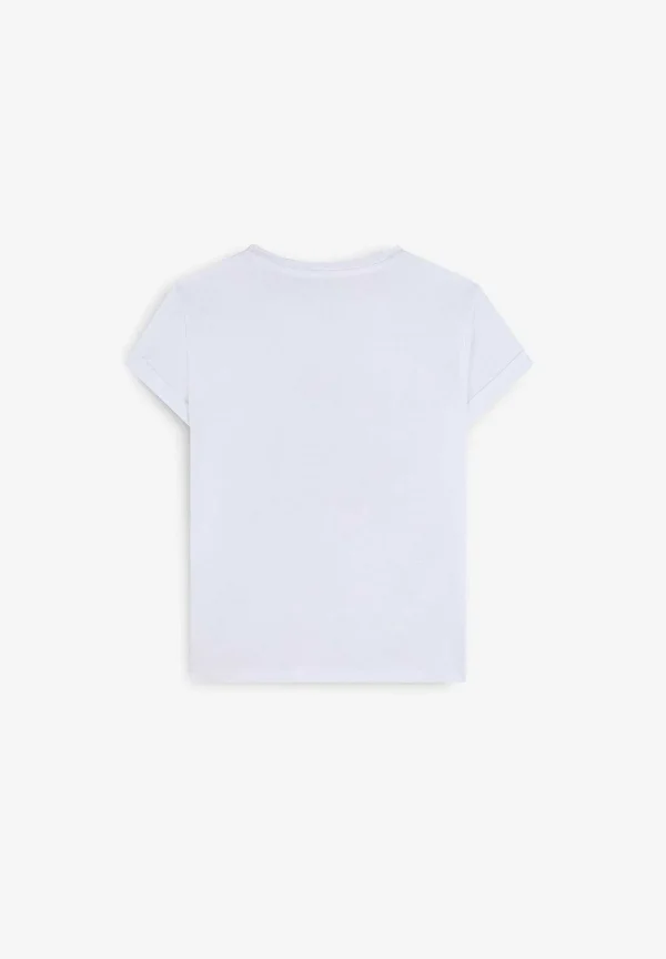 Outlet Scalpers Camiseta Calavera Animal Print Glitter