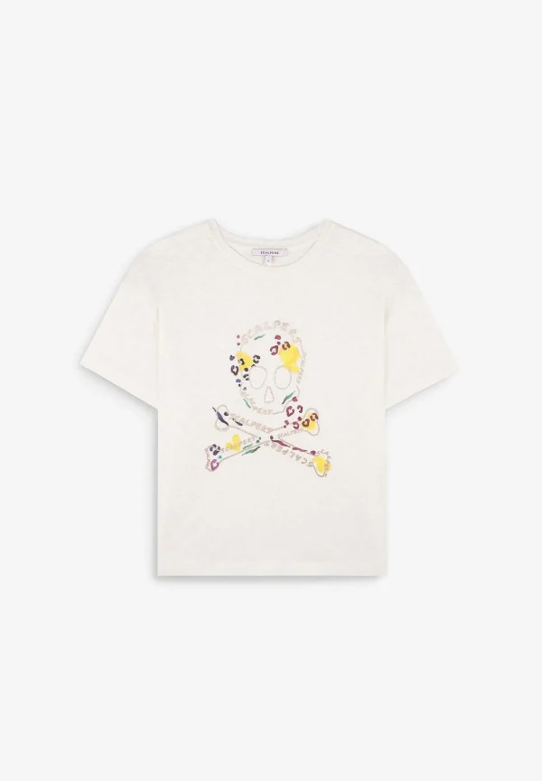 Best Scalpers Camiseta Calavera Print Frontal