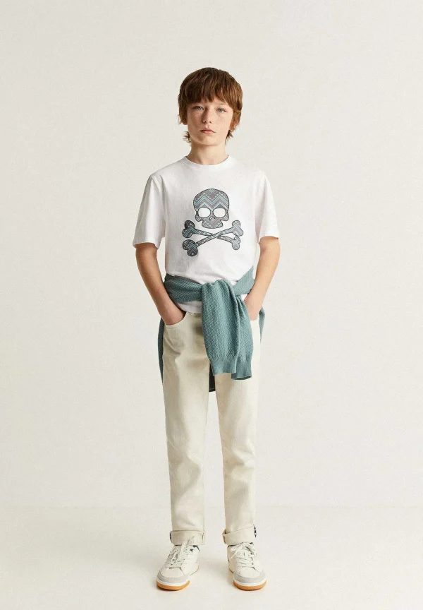 Sale Scalpers Camiseta Calavera Print Zigzag