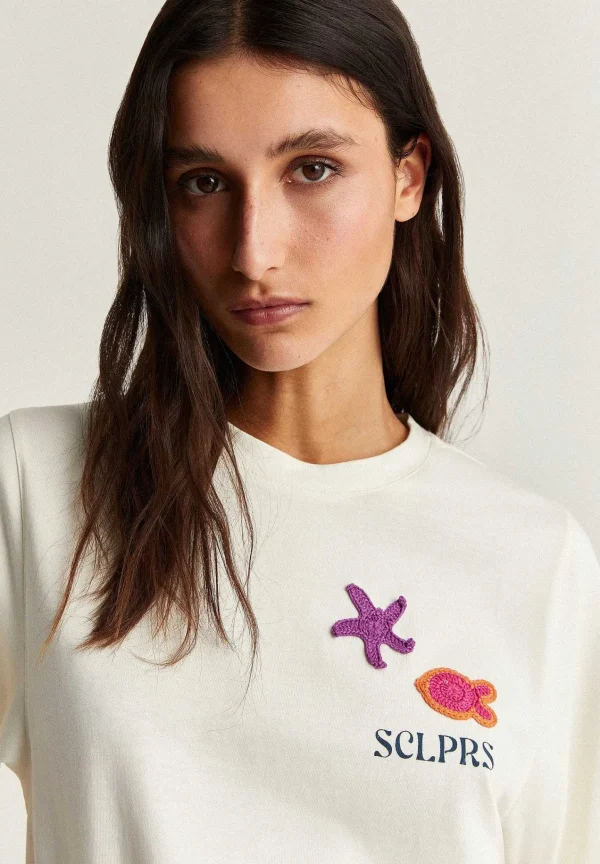 Store Scalpers Camiseta Detalle Crochet