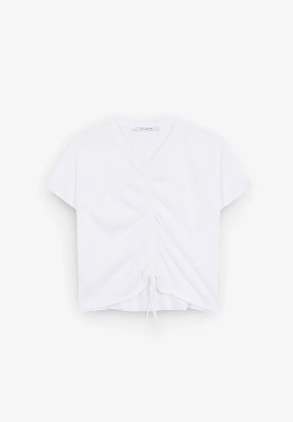 Discount Scalpers Camiseta Detalle Frunce Frontal