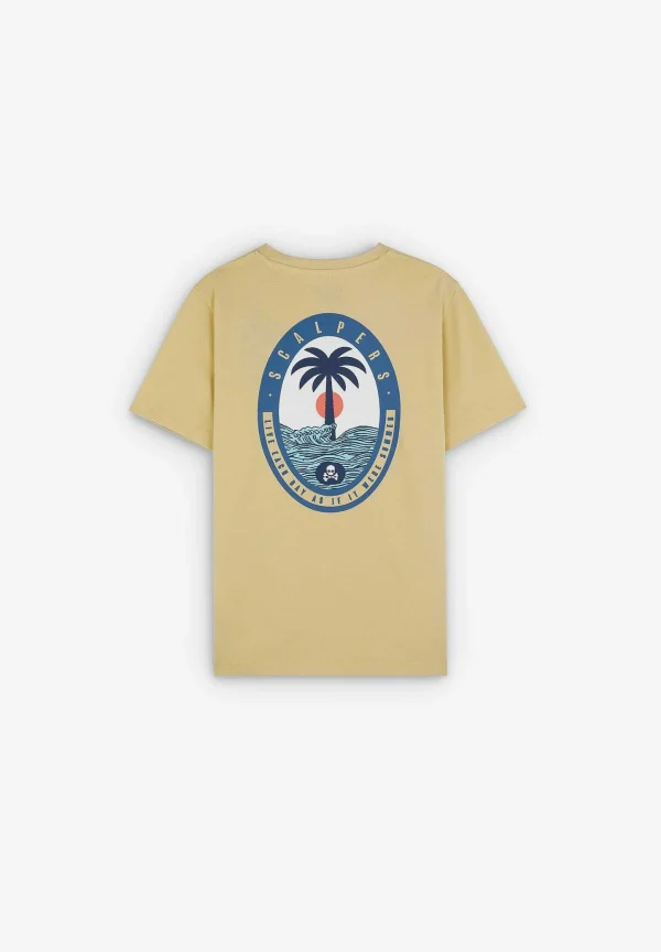 Cheap Scalpers Camiseta Detalle Print High Density