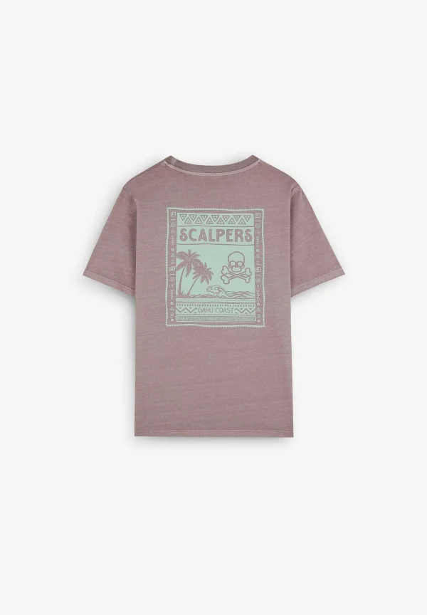 Best Scalpers Camiseta Lavada Print Trasero