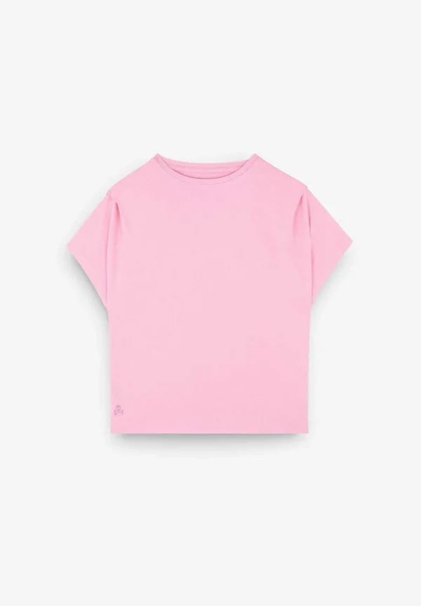 Outlet Scalpers Camiseta Pliegues Hombro