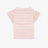 Outlet Scalpers Camiseta Rayas Volante Manga