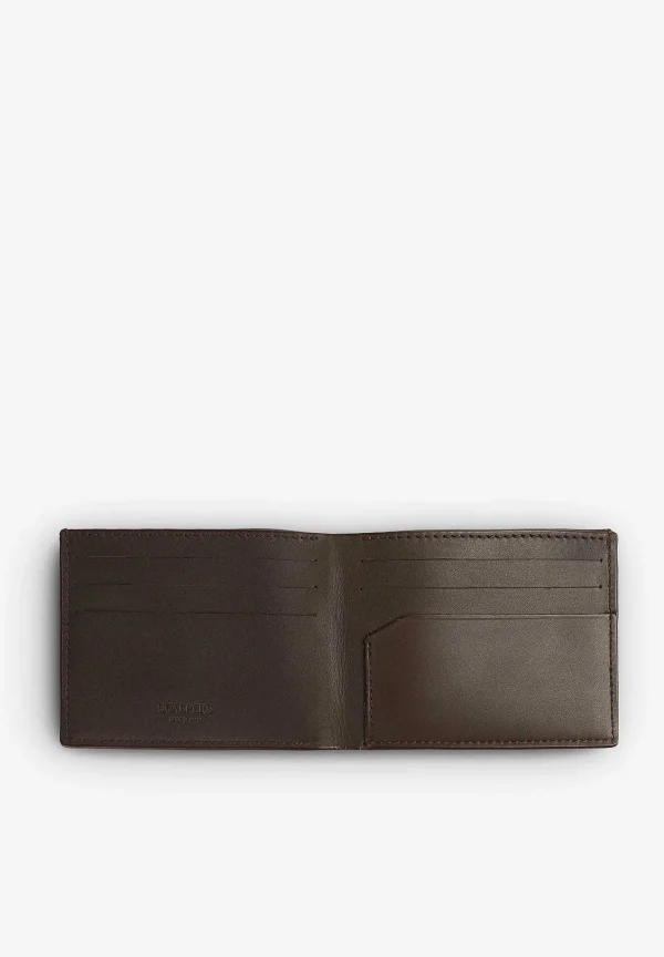 Online Scalpers Cartera Piel Calavera Grabada