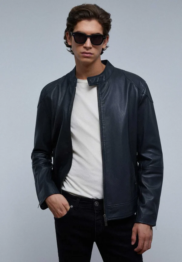 Cheap Scalpers Chaqueta Biker Piel