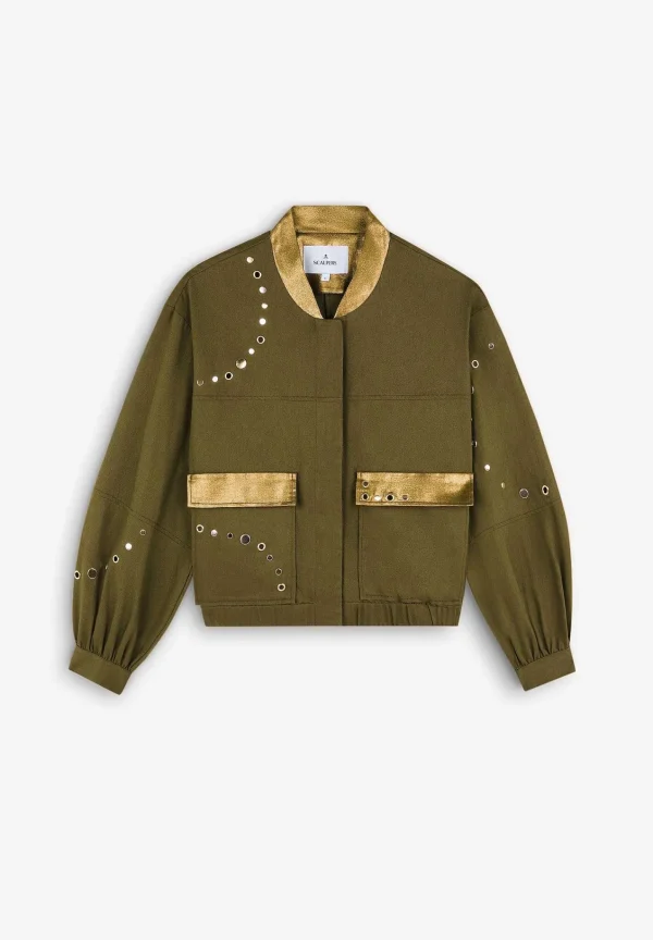 Store Scalpers Chaqueta Bomber Tachuelas