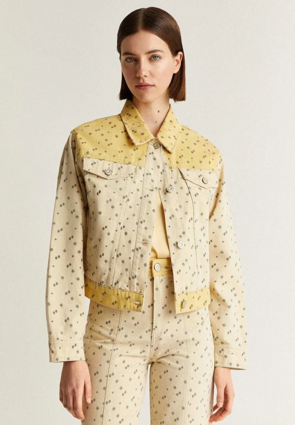 Outlet Scalpers Chaqueta Denim Motivos Etnicos
