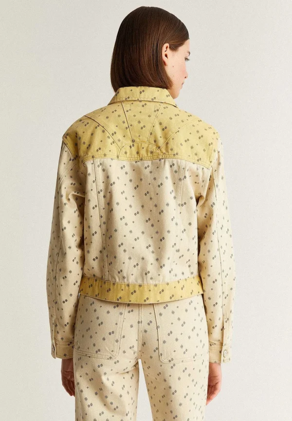 Outlet Scalpers Chaqueta Denim Motivos Etnicos