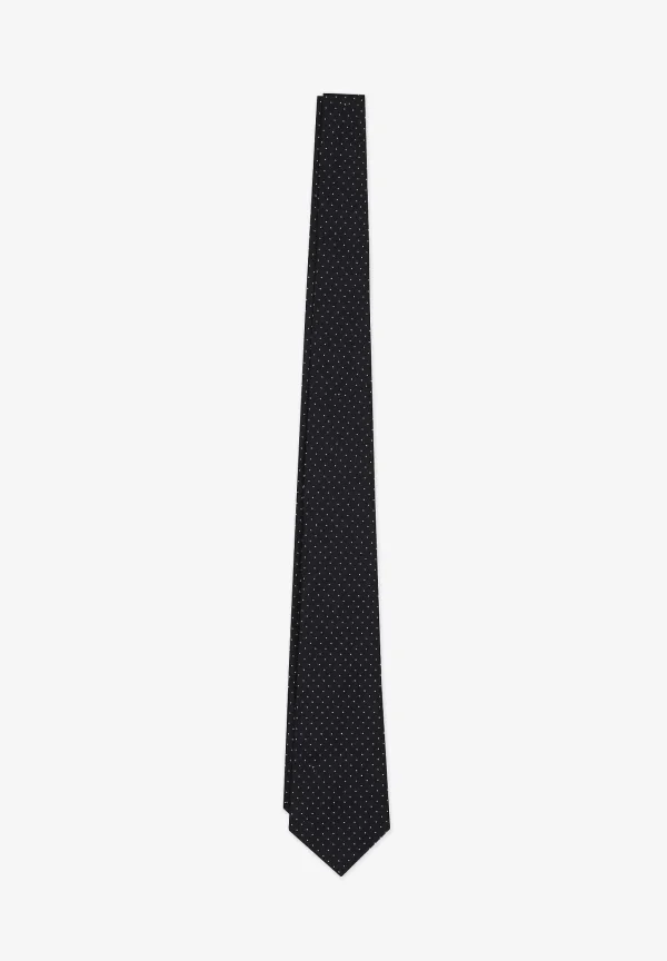 Clearance Scalpers Corbata Seda 7 Pliegues Puntos