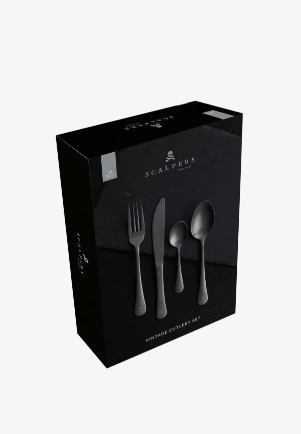 Discount Scalpers Cuberteria Acero Calavera 16 Piezas