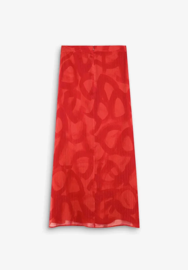 Best Sale Scalpers Falda Fluida Abertura Lurex