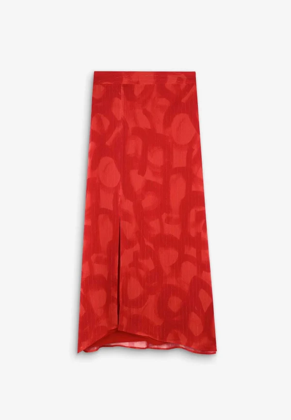 Best Sale Scalpers Falda Fluida Abertura Lurex