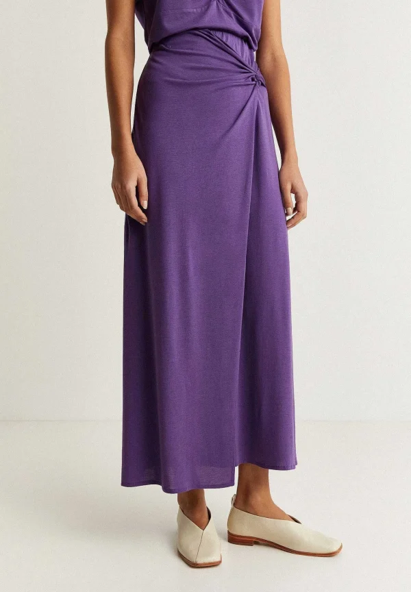Hot Scalpers Falda Midi Detalle Nudo