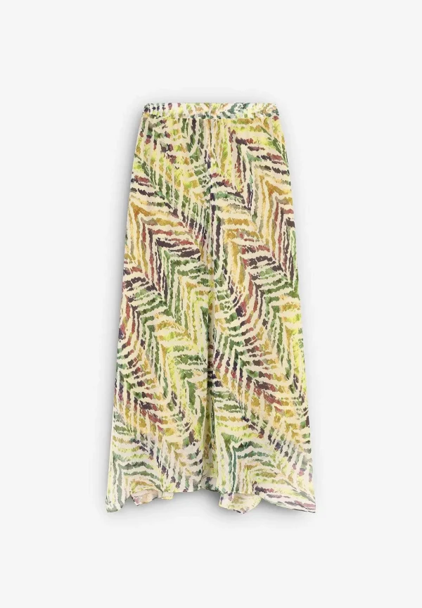 Clearance Scalpers Falda Midi Print Cebra