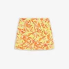 Online Scalpers Falda Mini Lino Tropical